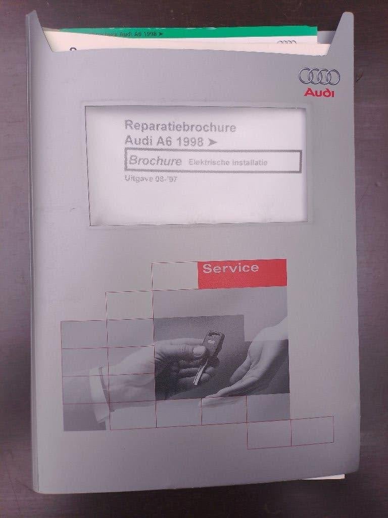 Audi A6 S6 C5  dealer werkplaatsboek Elektrische installatie, Ophalen of Verzenden, Gelezen, Audi