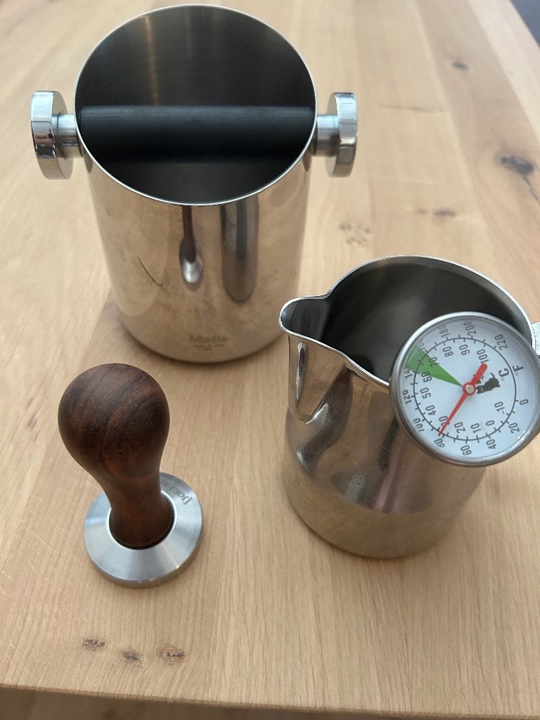 Motta barista set 4 delig, Ophalen of Verzenden, Zo goed als nieuw, Barista-accessoire