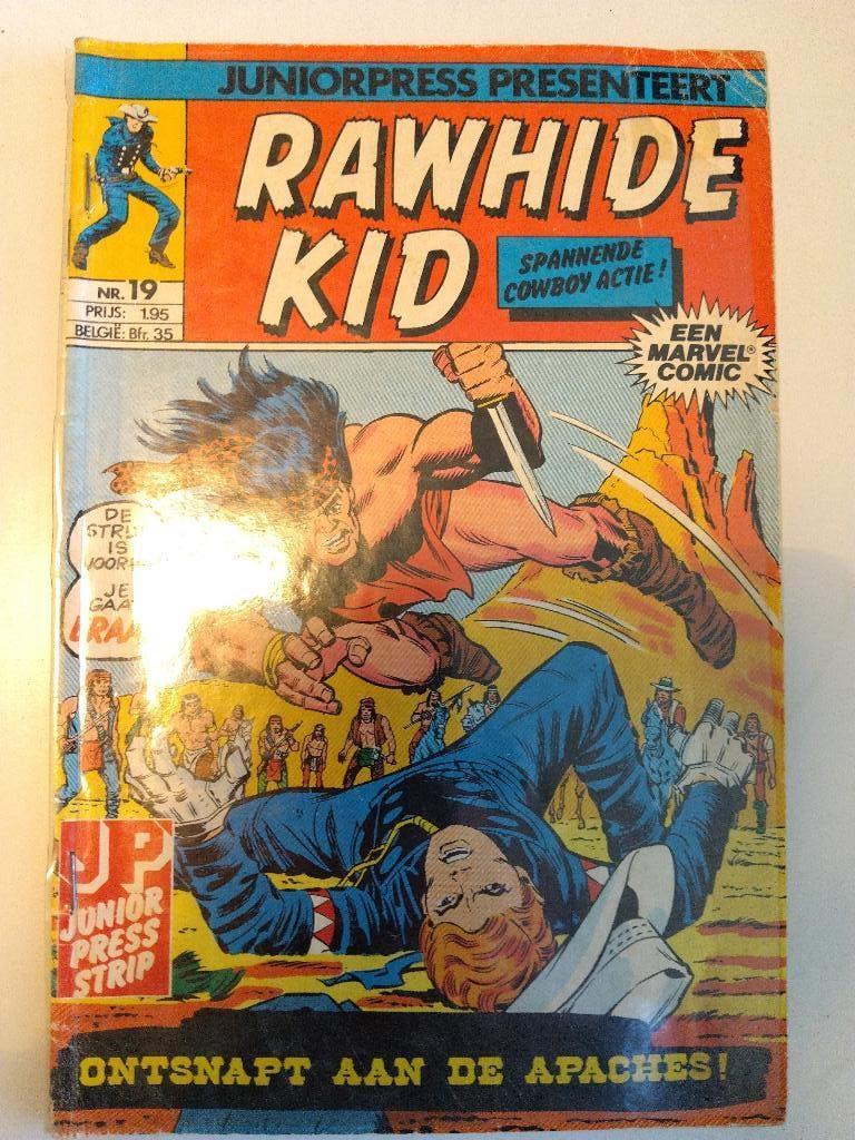 Rawhide Kid nummer 19, Verzenden, Europa, Junior Press, Gelezen