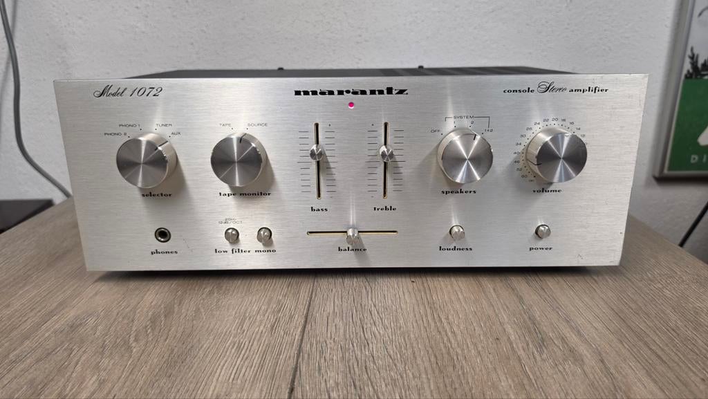 Marantz Model 1072 vintage Stereo Amplifier, Audio, Tv en Foto, Versterkers en Receivers, Marantz, Gebruikt, Ophalen of Verzenden