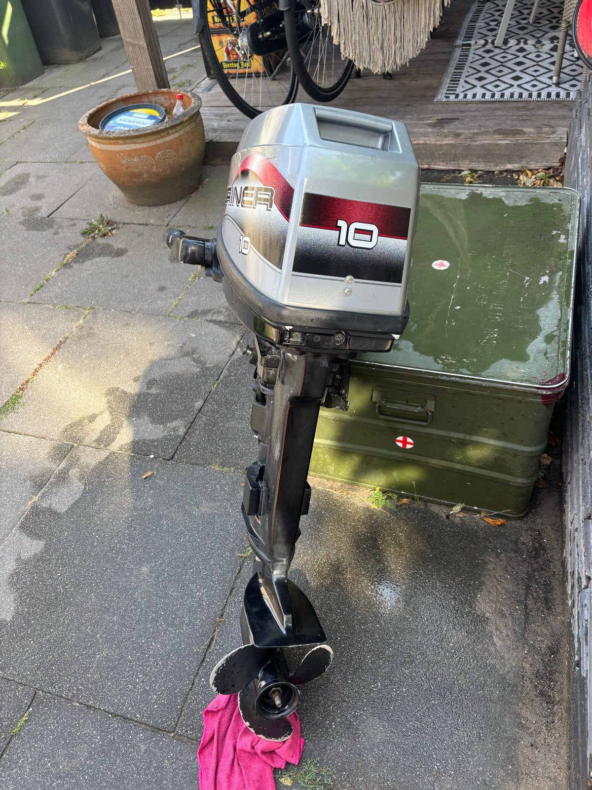 Mariner 10 PK Buitenboordmotor - Gebruikt, Ophalen, Gebruikt