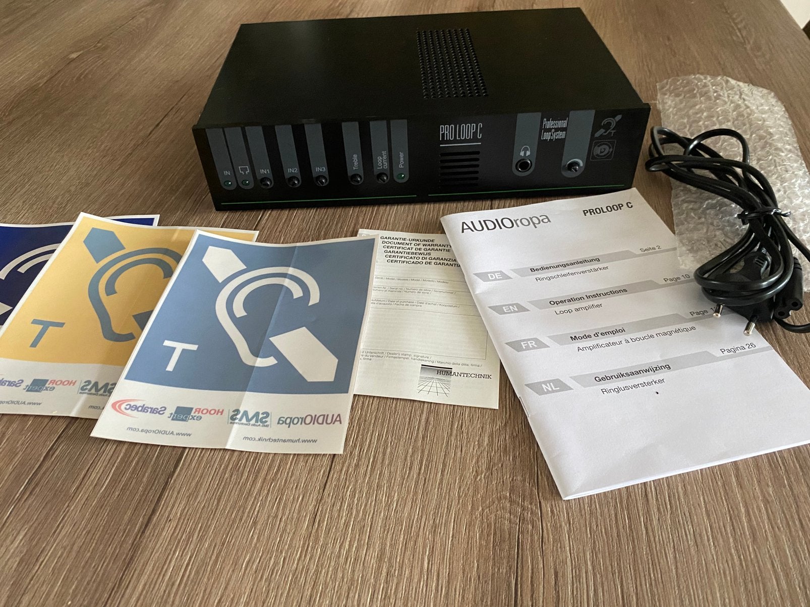 Proloop C ringleidingversterker, Audio, Tv en Foto, Ophalen, Zo goed als nieuw, 120 watt of meer, Overige merken