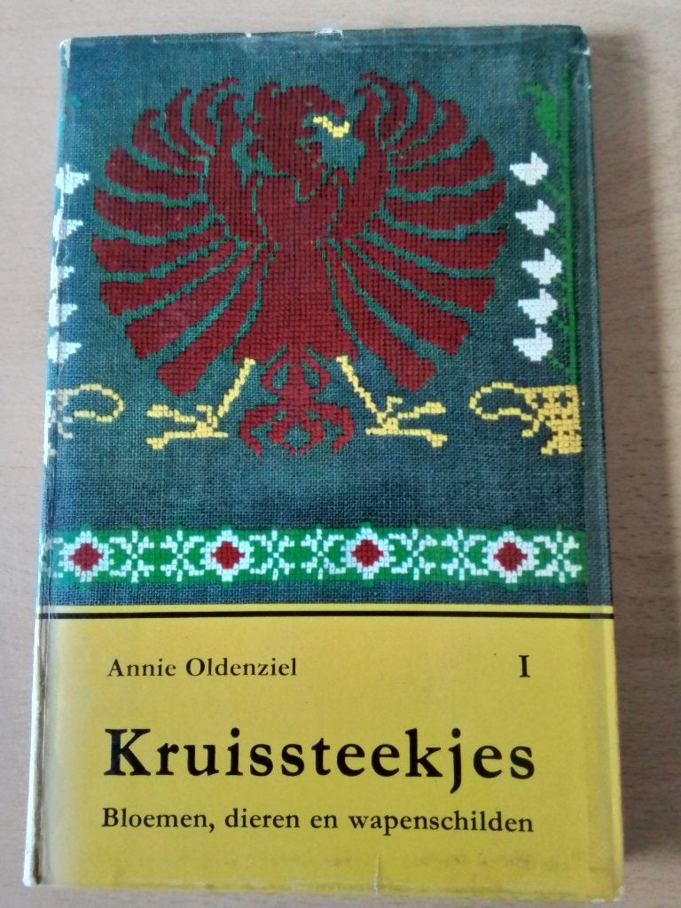 Kruissteekjes deel 1 Annie Oldenziel, Ophalen of Verzenden, Zo goed als nieuw, Handborduren, Patroon