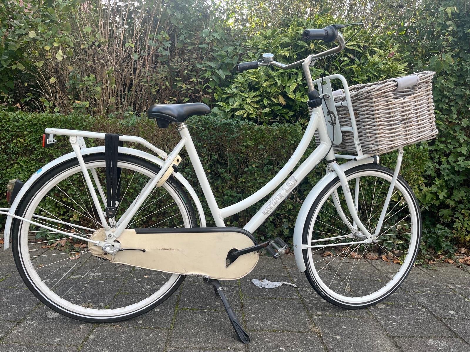 Cortina U4 Transportfiets Dames 28 inch 3 versnellingen, Terugtraprem, Gebruikt, Versnellingen, 50 tot 53 cm