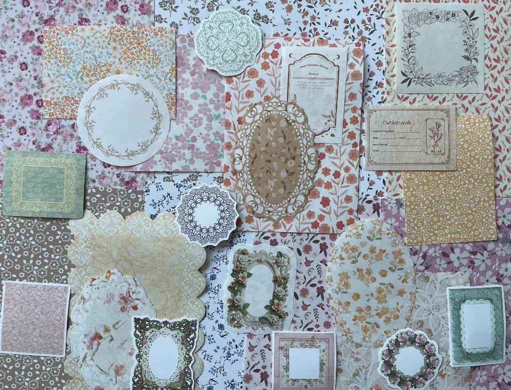 Scrapbooking bloemen zomer thema kleuren papier, Ophalen of Verzenden, Nieuw, Papier of Karton