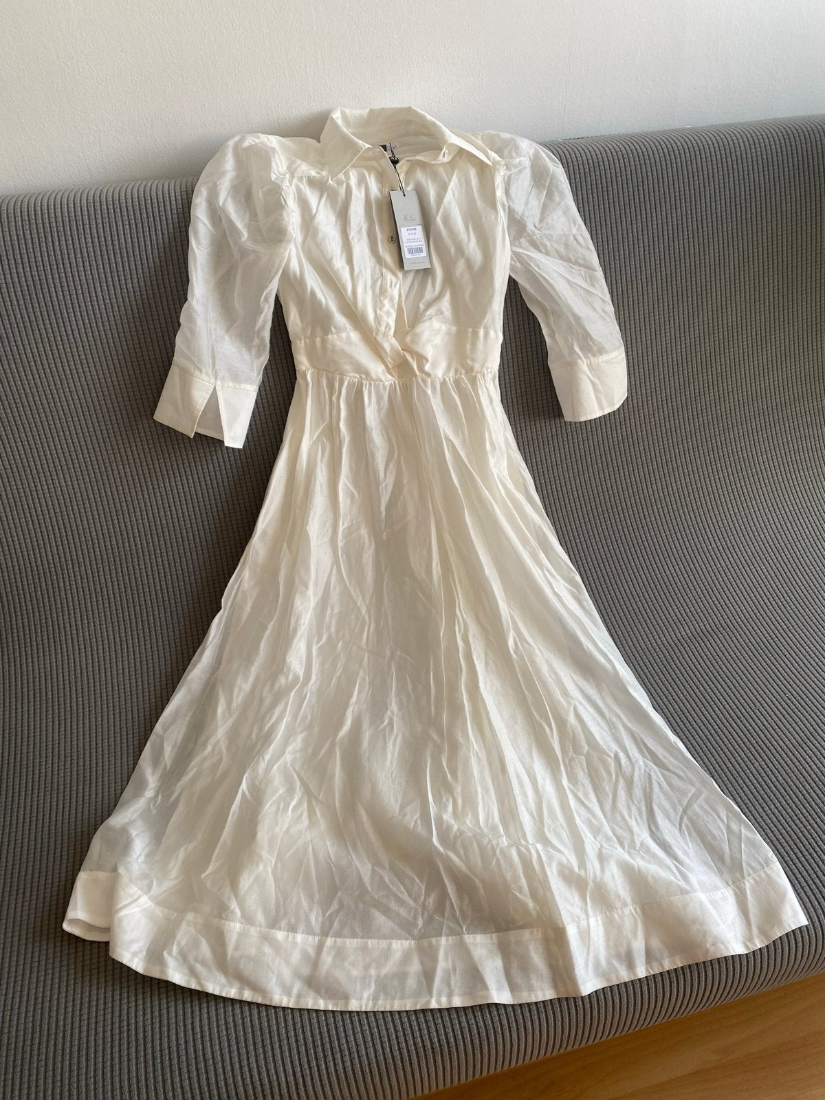 Mint Velvet Jurk - Nieuw met kaartjes - Maat UK 8, Kleding | Dames, Ophalen of Verzenden, Nieuw, Maat 36 (S), Wit