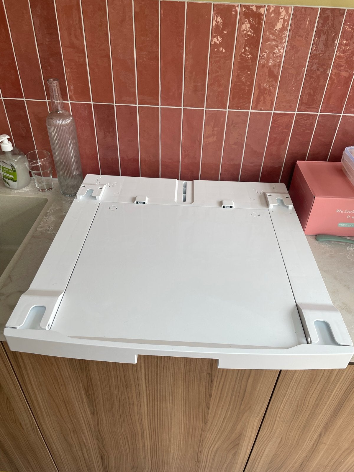 AEG Stapelkit voor wasmachine en droger, Ophalen, Zo goed als nieuw