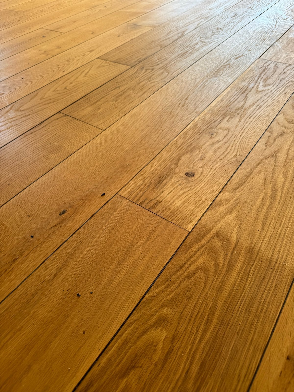 Massief Eiken houten vloer ~60m2, Ophalen, Vloerdelen of -planken, Zo goed als nieuw, 10 m² of meer