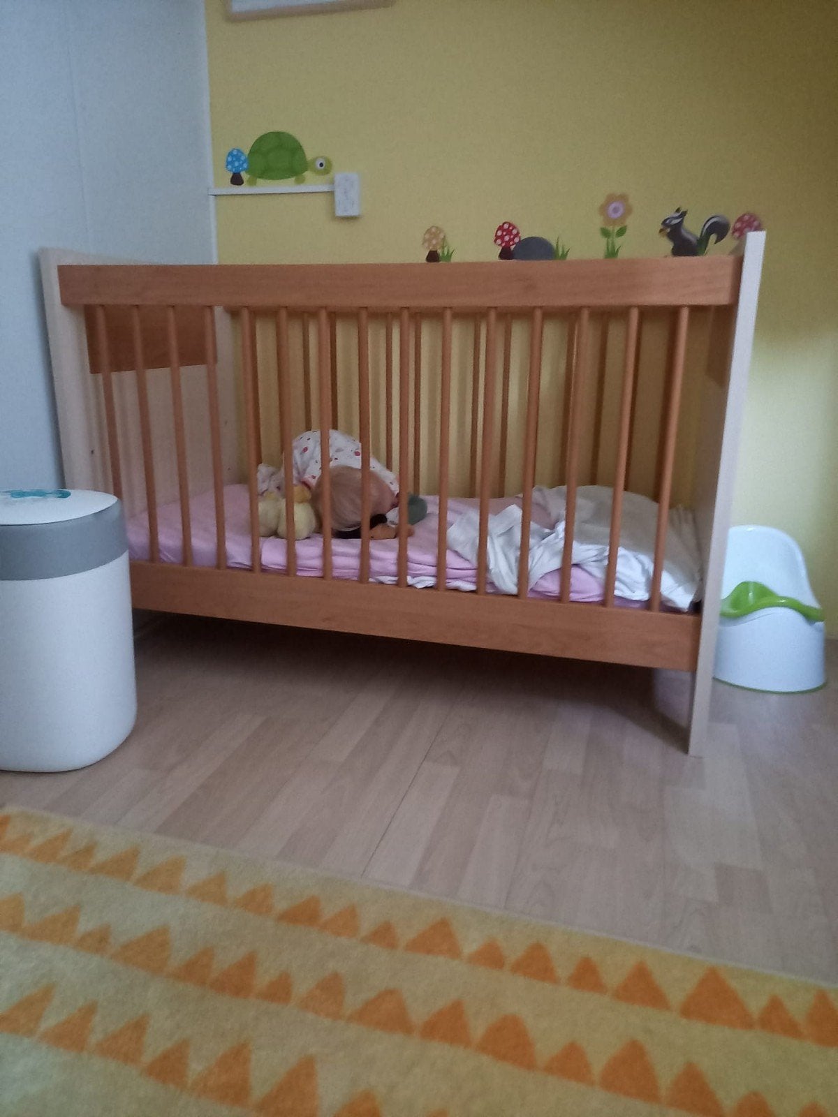 Houten Ledikant voor Baby, Ophalen, Gebruikt, Ledikant