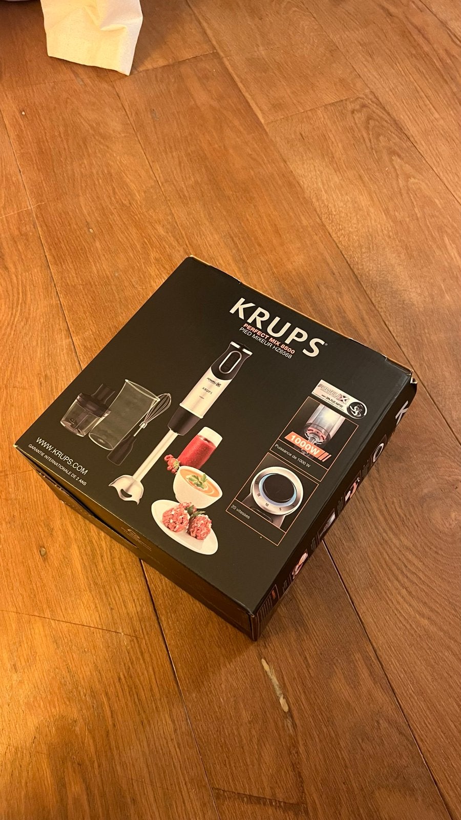Nieuwe Krups Perfect Mix 9000 Staafmixer 1000W, 1 tot 2 liter, Ophalen of Verzenden, Nieuw, 3 snelheden of meer