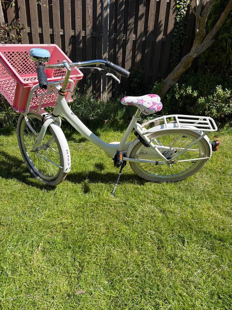 Meisjesfiets 22 inch, Fietsen en Brommers, Ophalen, Gebruikt, Velgrem, 22 inch