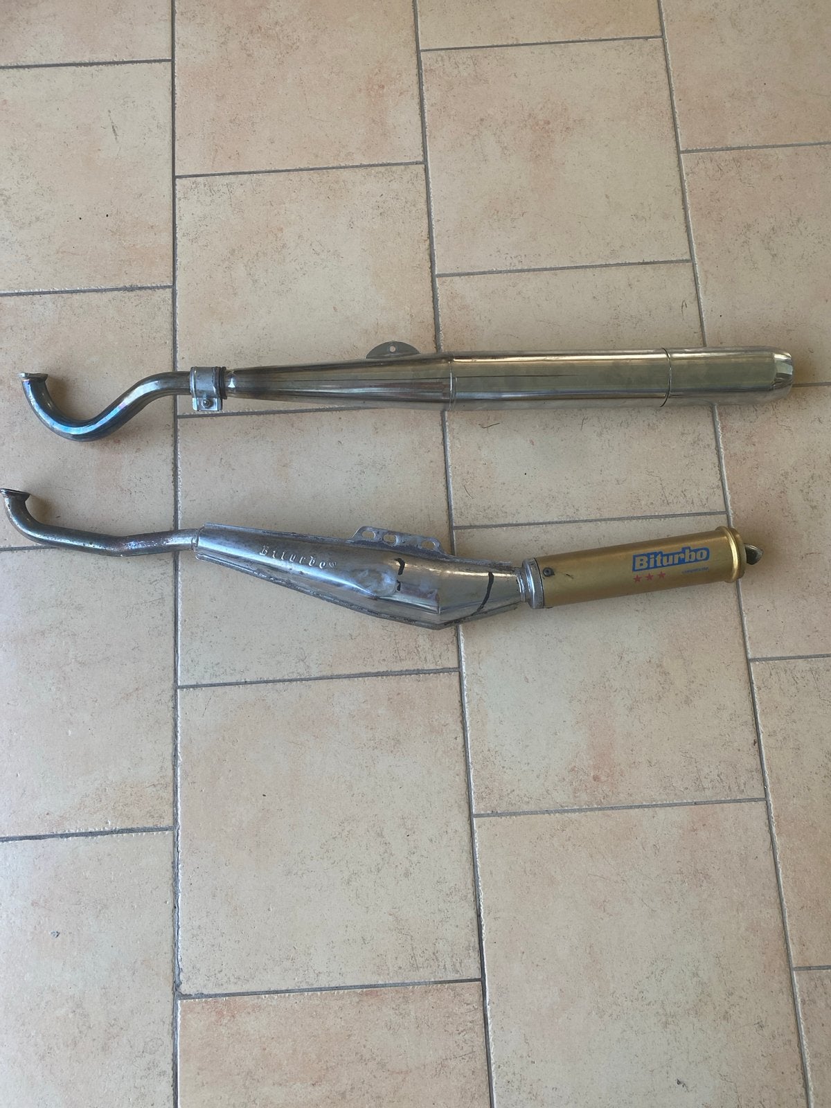 Puch Maxi S uitlaten - Biturbo en standaard, Ophalen, Gebruikt, Uitlaat