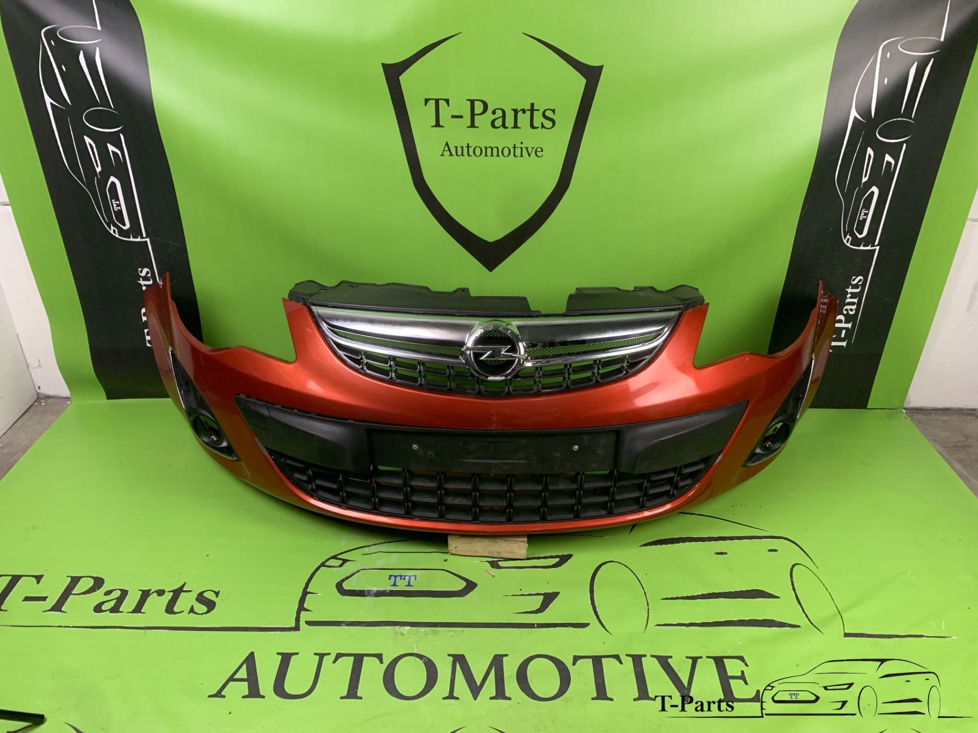 opel corsa D voorbumper bumper facelift