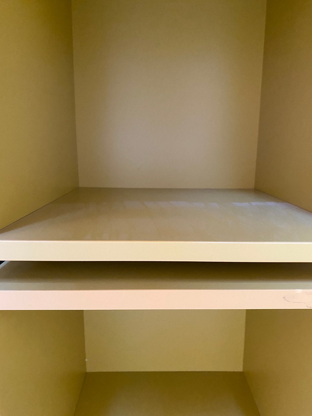 2x IKEA okergele Eket kubus, Ophalen, Gebruikt