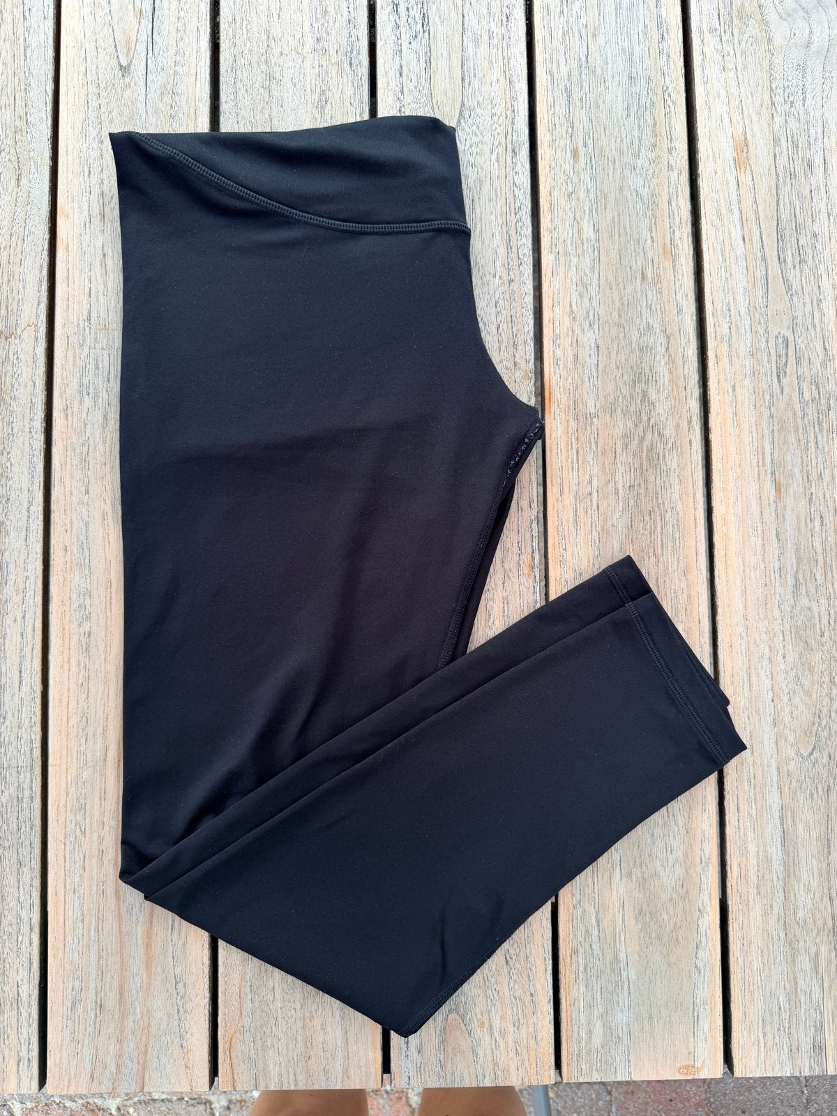 H&M Sport Legging Zwangerschap Maat L Zwart, Zwart, Maat 42/44 (L), Ophalen of Verzenden, Gedragen