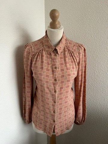 King Louie maat 42 prachtige koraal blouse 1479