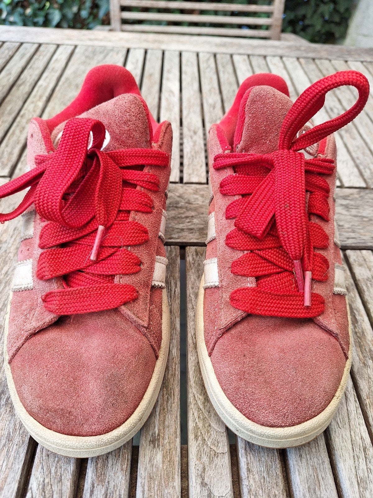 Adidas Campus rood mt 41 1/3, Adidas, Ophalen of Verzenden, Sneakers of Gympen, Gedragen