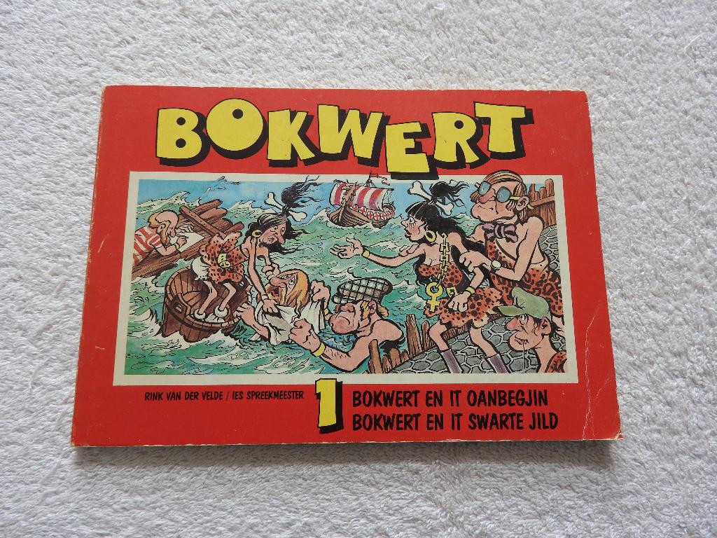 Rink van der Velde - Bokwert en it oanbegjin -it swarte jilt, Eén stripboek, Ophalen of Verzenden, Gelezen