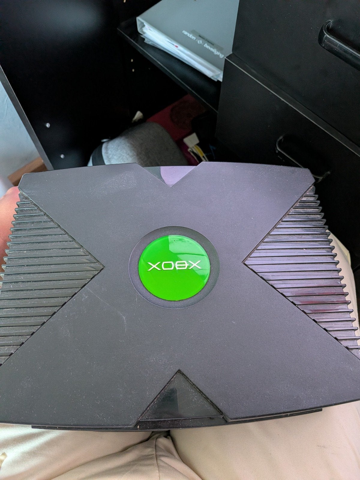 Original Xbox werkend zie beschrijving, Spelcomputers en Games, Ophalen, Gebruikt, Met 2 controllers, Met games