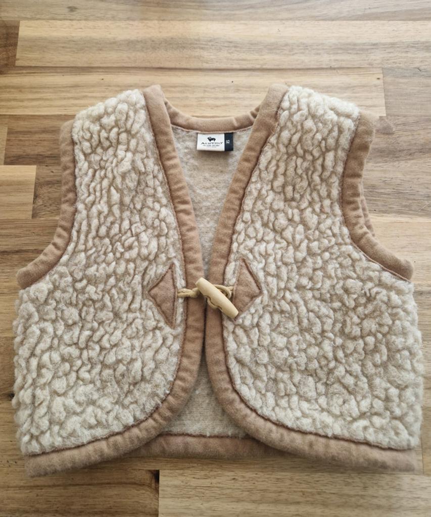 Alwero bodywarmer XS 100% wol, Kinderen en Baby's, Ophalen of Verzenden, Jongen of Meisje