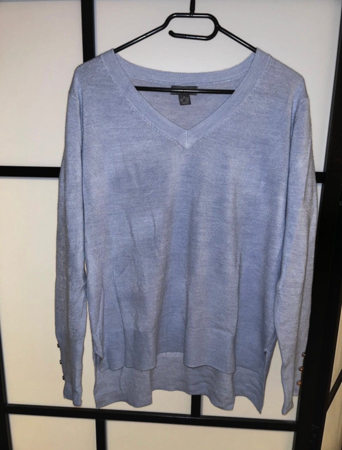 V hals trui Primark maat M, Verzenden, Gedragen, Maat 38/40 (M), Blauw