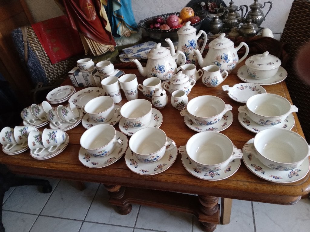 Te koop losse serviesdelen BOCH LA LOUVIERE RHODES, Antiek en Kunst, Ophalen of Verzenden