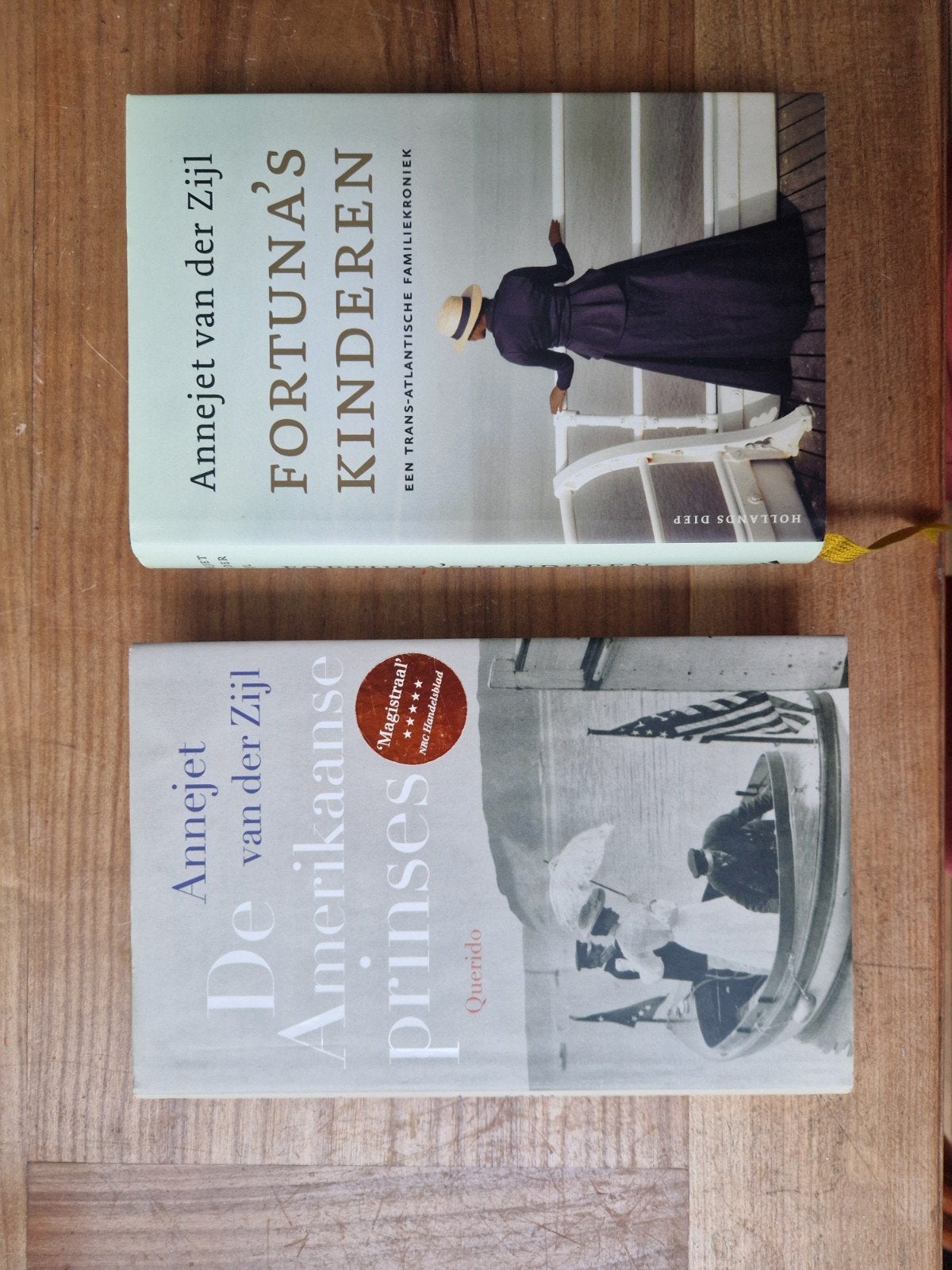 2 x A van der Zijl: Fortuna's Kinderen & Amerikaanse prinses, Ophalen of Verzenden, Zo goed als nieuw, Annejet van der Zijl, Nederland