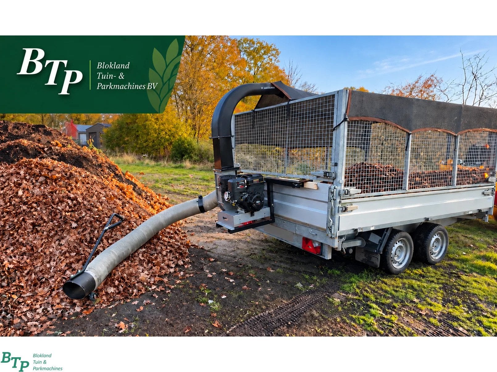 Jansen Bladzuiger bladruimer LG-1300 truckloader voor de kar, Gebruikt, Jansen Bladzuiger