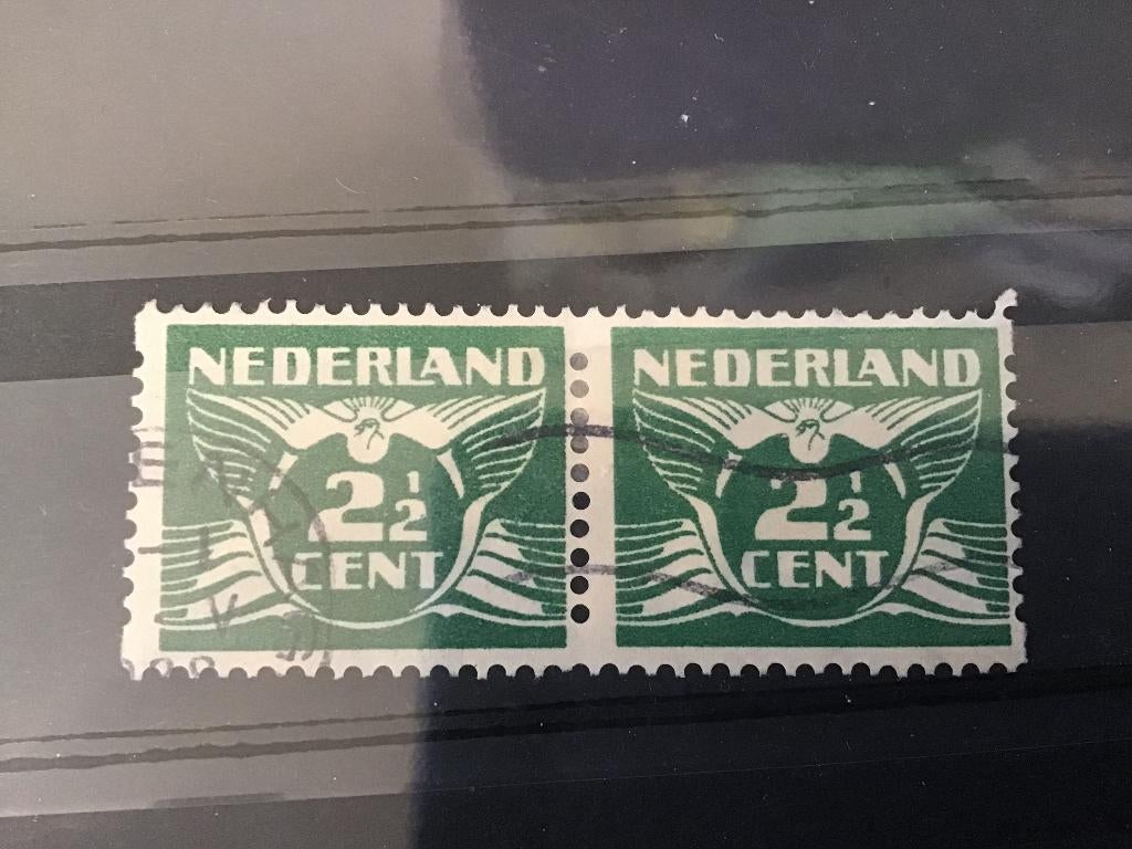 postzegel en muntenbeurs in Helwijk 30 mei a.s. (Willemstad), Ophalen, Na 1940, Gestempeld