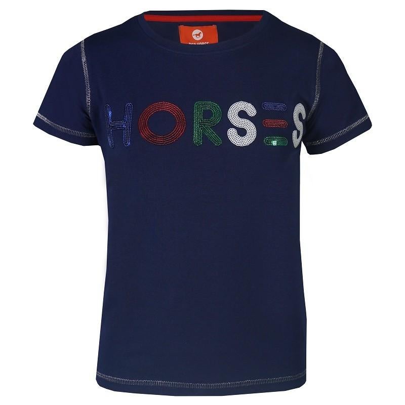 Blauw Red Horse Luxor T-shirt Horses maat 140, Dieren en Toebehoren, Paardrijkleding, Nieuw, Kinderen, Bovenkleding, Dressuur