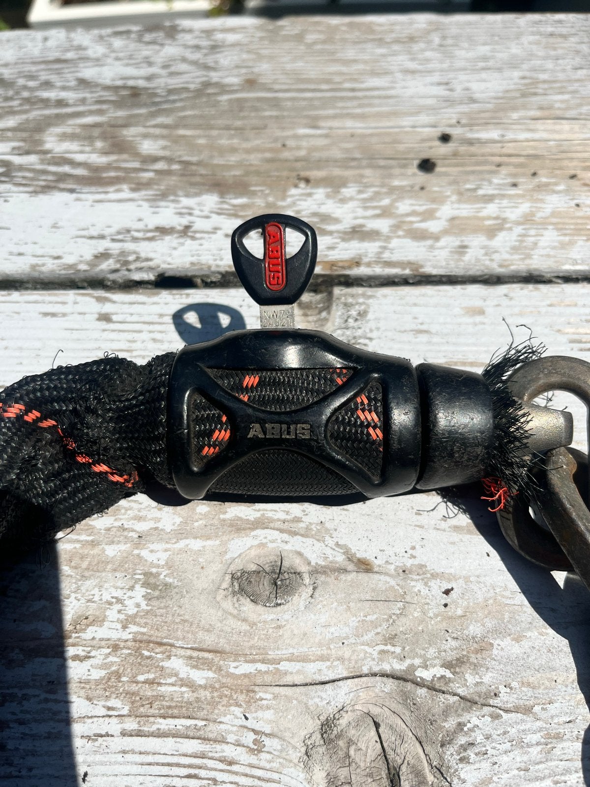 ABUS IVY Kettingslot - 120 cm - ART3, Ophalen, Gebruikt, Slot, Abus