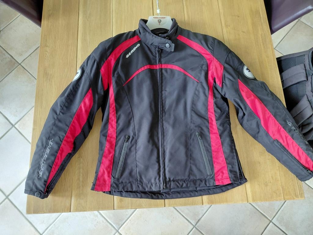 Zgan dames motorjas Bering t4, Motoren, Jas | textiel, Ophalen of Verzenden, Nieuw zonder kaartje, Bering