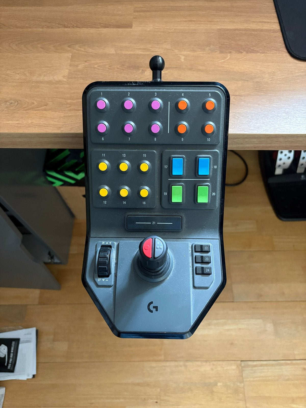 Logitech G Saitek Farm Simulator Side Panel, Gebruikt, Ophalen of Verzenden, PC, Logitech