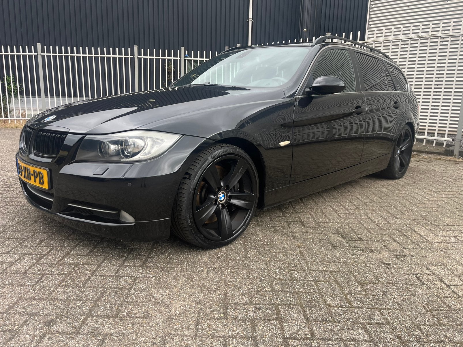 BMW 335 I Touring AUT 2007 Zwart, Achterwielaandrijving, Zwart, Zwart, Stationwagon