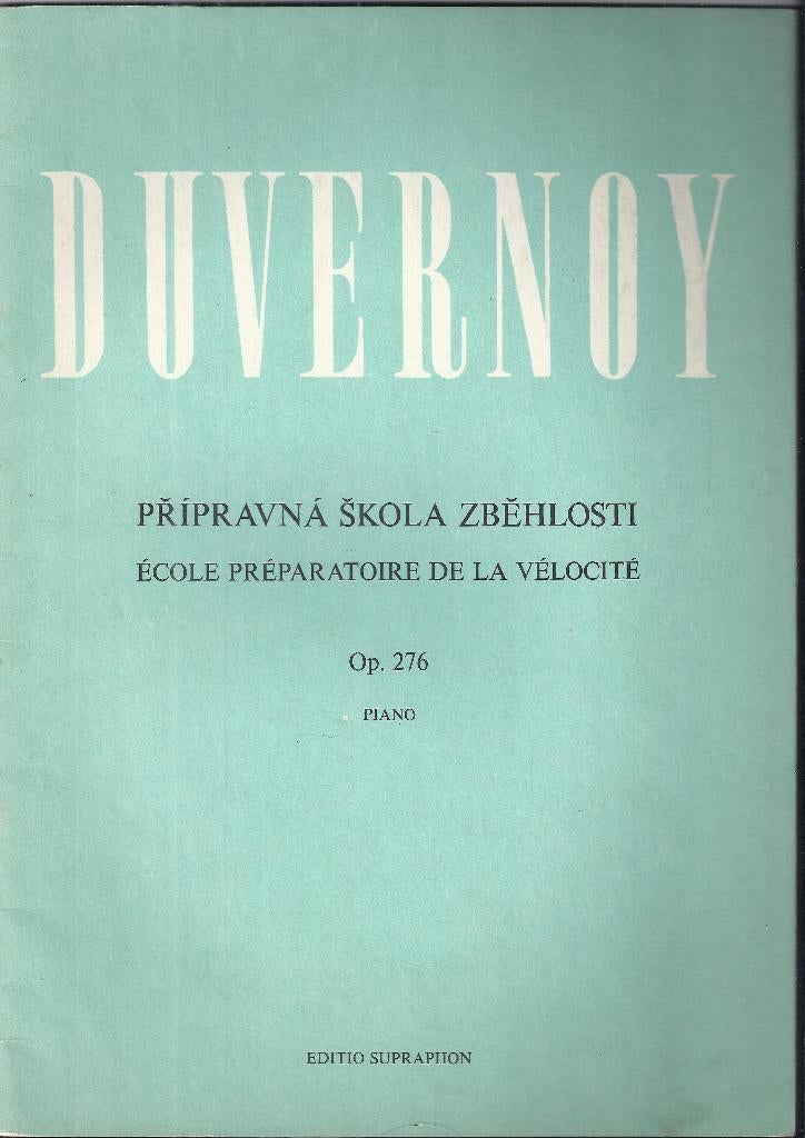 U47 bladmuziek duvernoy opus 276 piano, Gebruikt, Klassiek, Ophalen of Verzenden, Artiest of Componist