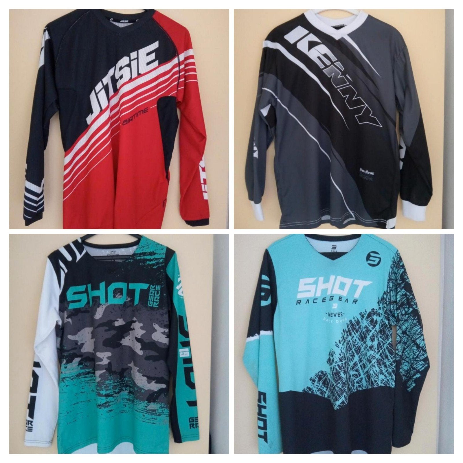 Cross/Trial €7,50p/st. KXL, XS, S, M. Korting bij 2 of meer., Motoren, Ophalen of Verzenden, Tweedehands, Motorcrosskleding, Jitsie