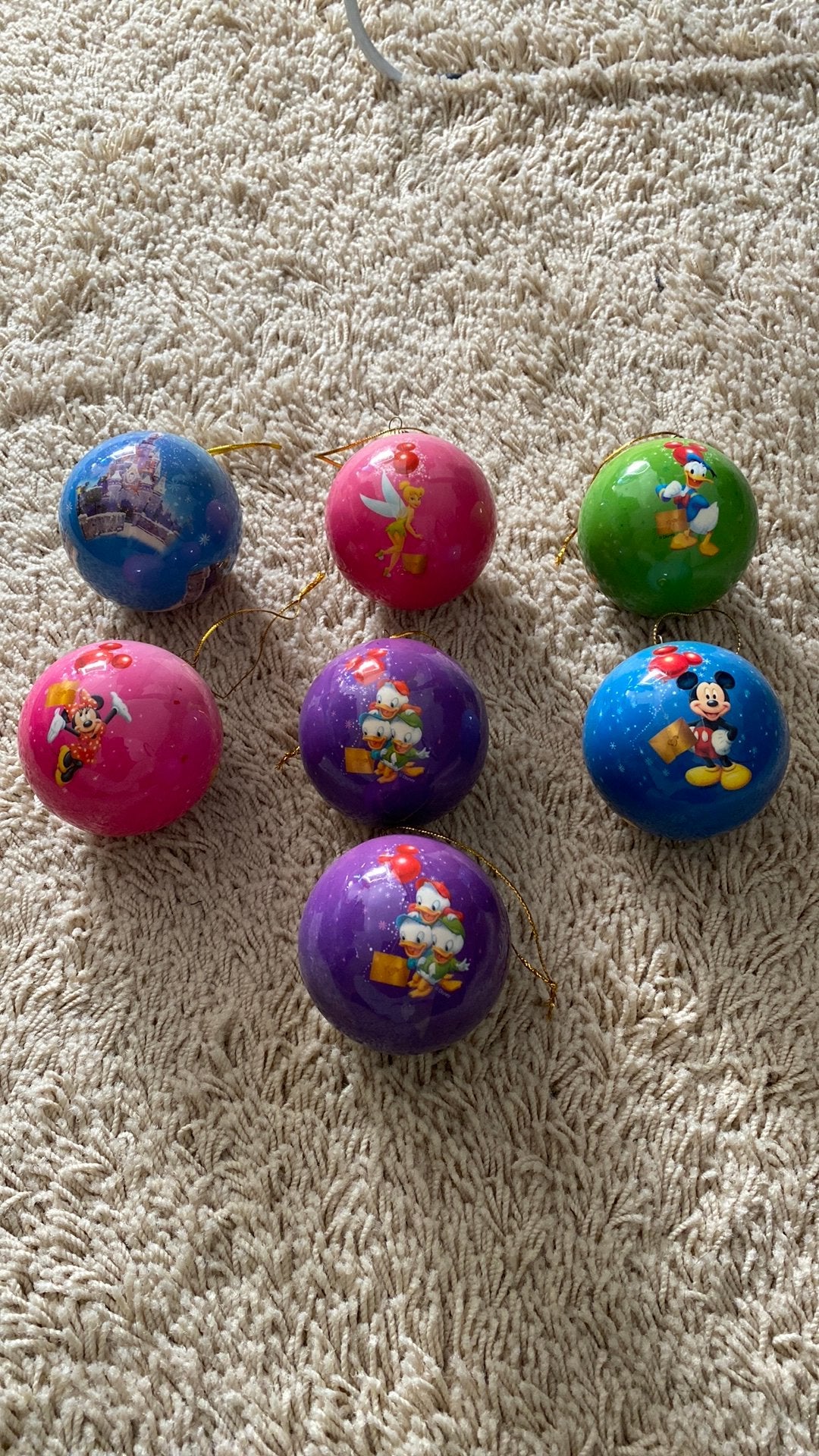Kerstballen Disney, Diversen, Ophalen of Verzenden, Zo goed als nieuw
