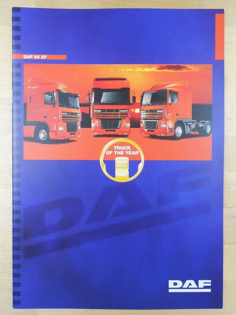 DAF 95XF Brochure 1998 – 95 XF, Ophalen of Verzenden, Zo goed als nieuw, Overige merken, DAF