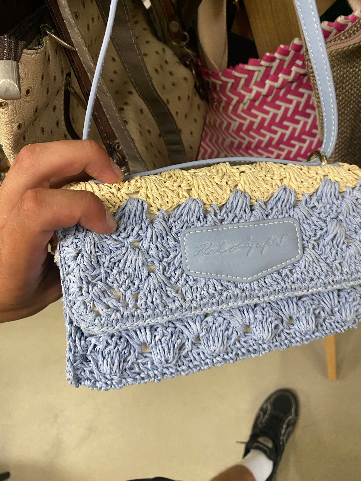 Leuk tasje, verschillende soorten beschikbaar, Ophalen of Verzenden, Gebruikt, Blauw, Schoudertasje