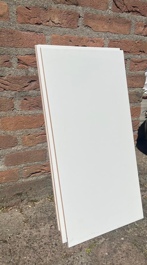 7 witte tegels 60 x 30 cm, Ophalen, Zo goed als nieuw, Minder dan 5 m², Wandtegels