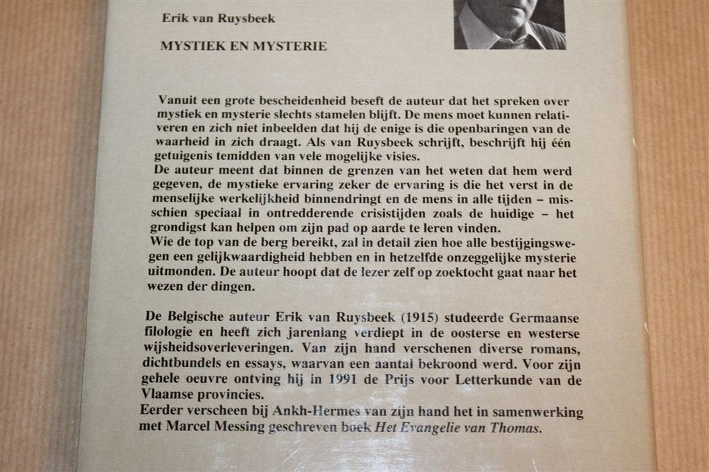 Mystiek en Mysterie — Persoonlijke Ervaring — Van Ruysbeek, Ophalen of Verzenden, Gelezen, Overige onderwerpen, Achtergrond en Informatie