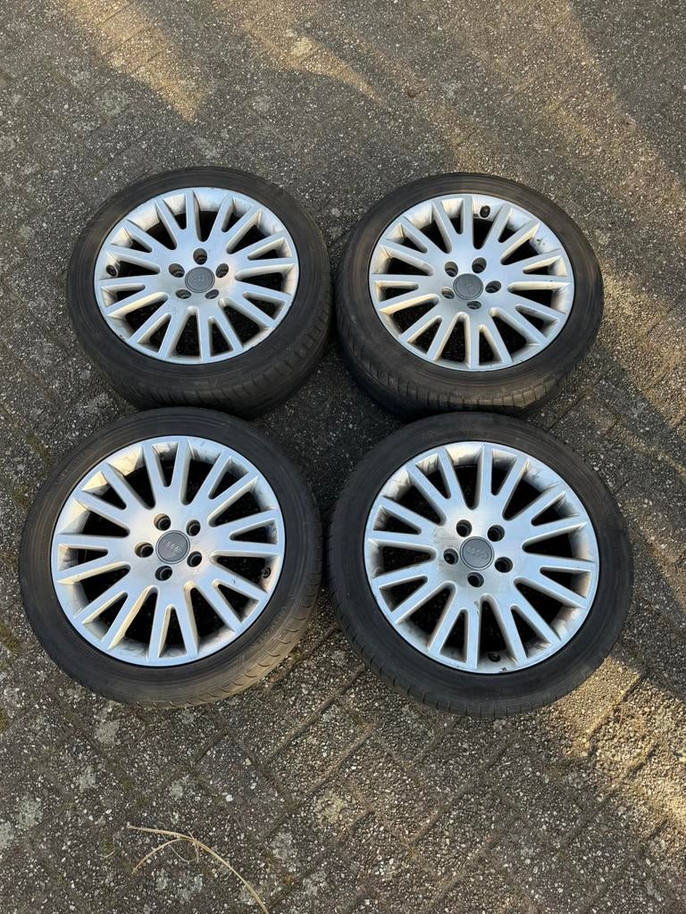 Originele velgenset Audi A6 C6, Auto-onderdelen, Ophanging en Onderstel, Ophalen, Gebruikt, Audi