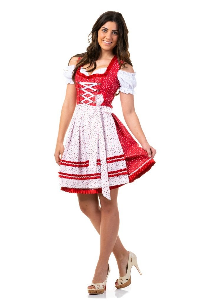 3-delige katoenen dirndl maat 34 tm 44 NIEUW, Ophalen of Verzenden, Nieuw, Maat 38/40 (M), Kleding