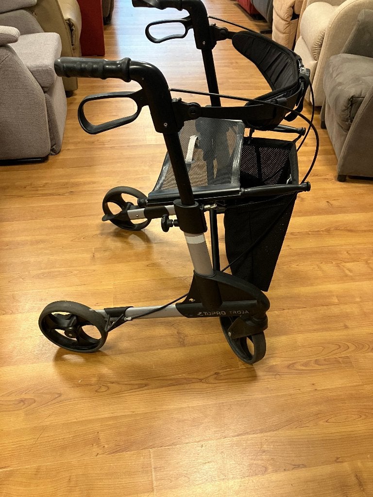 Rollator Topro Troja small model lichtgewicht met rugband, Ophalen of Verzenden, Lichtgewicht, Gebruikt