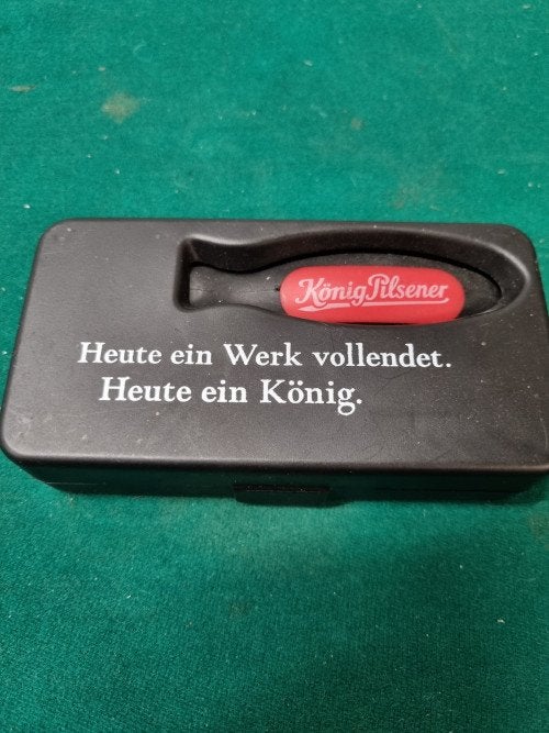 Konig pilsener bier opener en bitten set, Ophalen of Verzenden
