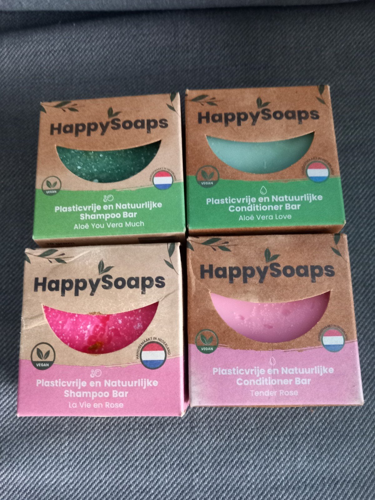 happy soaps shampoo en conditioner. nature box  en de tuinen, Ophalen of Verzenden