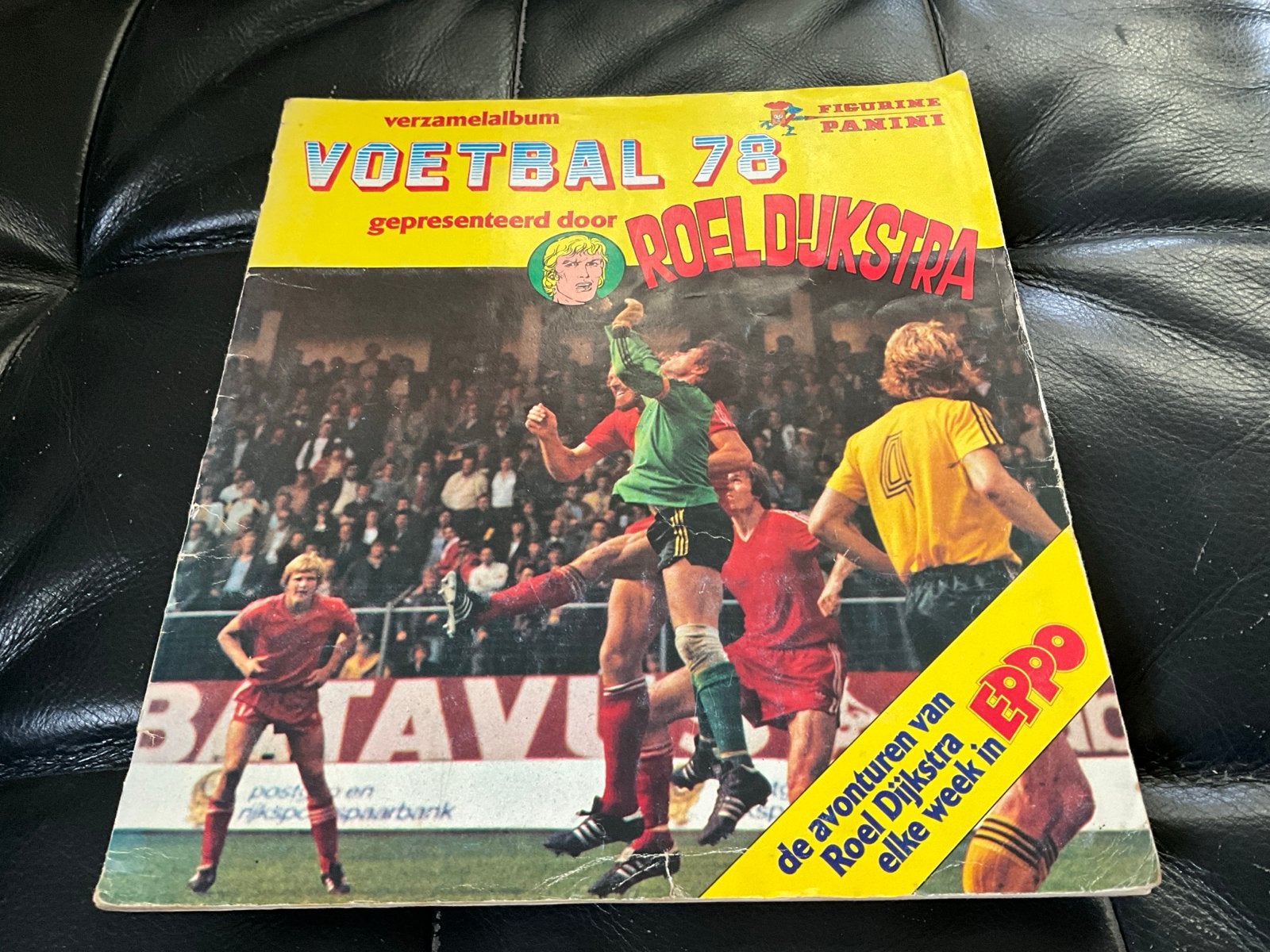 Panini Voetbal 78 verzamelalbum - Roel Dijkstra, Ophalen of Verzenden, Gebruikt, Ajax, Boek of Tijdschrift