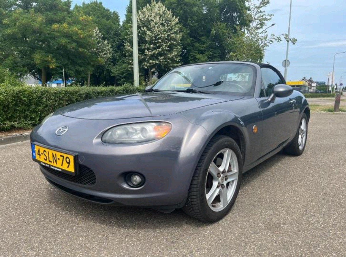 Mazda MX-5 1.8 Touring 2006 Grijs, 4 cilinders, Cabriolet, 1055 kg, 49 €/maand