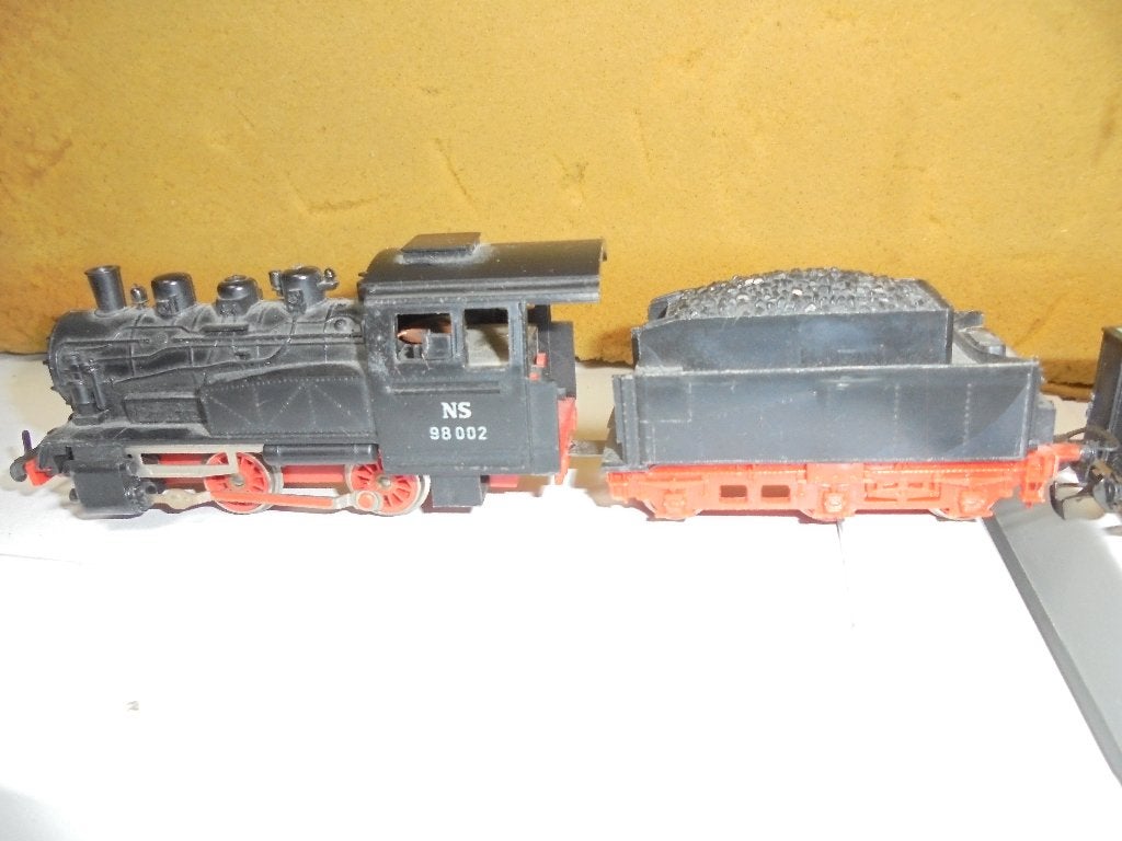 locomotief met wagons, Ophalen, Gelijkstroom, Analoog, Lima