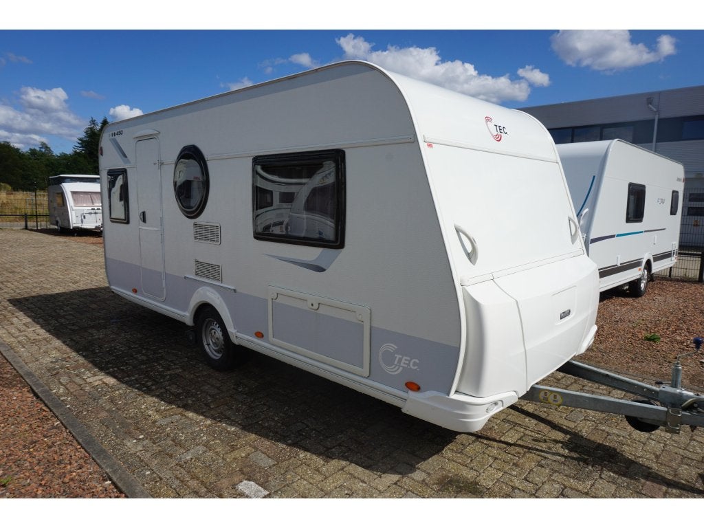 TEC Travel Bird 450 TE + MOVER + LUIFEL, Caravans en Kamperen, Caravans, Standaardzit, T.E.C., Bedrijf, 750 - 1000 kg